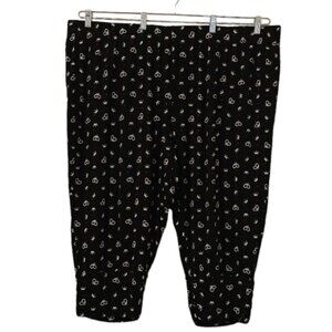 Black Penningtons ti Voglio Women's Graphic Pajama Pants